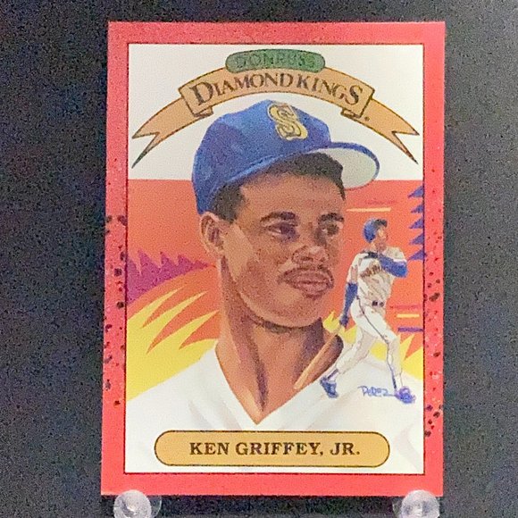 1989 Diamond Kings Ken Griffey Jr. Baseball Card!! - Picture 1 of 2